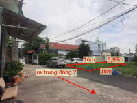 Bán gấp lô đất thổ cư 5,95m x 16m 1/Trung Đông 7,Thới TAM THÔN,HÓC MÔN