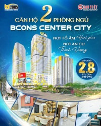 Căn hộ cao cấp Bcons Center City liền kề Metro số 1 hiện hữu chỉ 5% sở hữu ngay