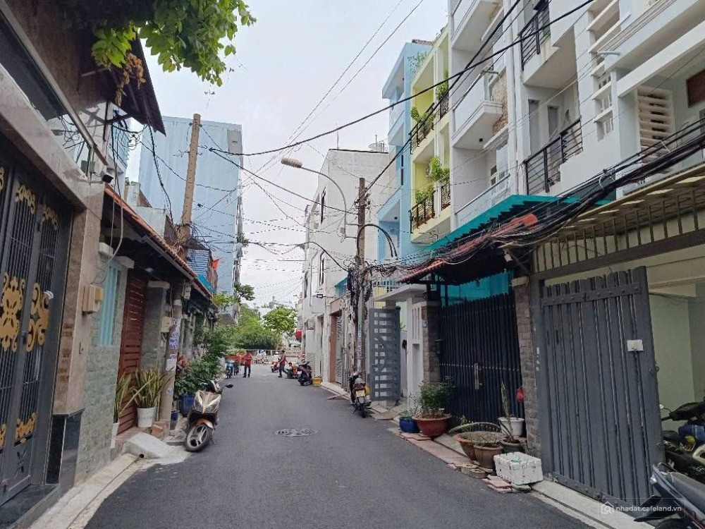 BÁN NHÀ XHX,1 SẸC NGUYỄN VĂN LUÔNG,PHƯỜNG 10 (4,5m x 19m x 4 TẦNG) 9,3 TỶ TL