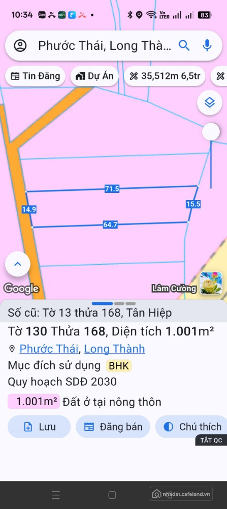 Bán Đất Tân Hiệp, Long Thành - Cơ Hội Đầu Tư Sinh Lời Với Sổ Sẵn Sang Tên!