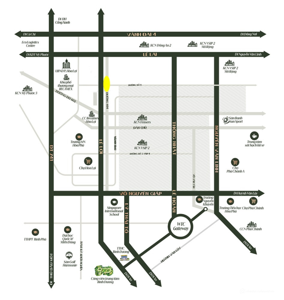 Chuyển nhượng dự án Nhà phố Shophouse mặt tiền Lê Lợi, TP Mới Bình Dương