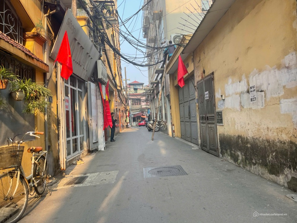 Bán nhà dân xây 44m2 4 tầng khu phân lô quân đội ngõ 76 Vũ Xuân Thiều oto tránh