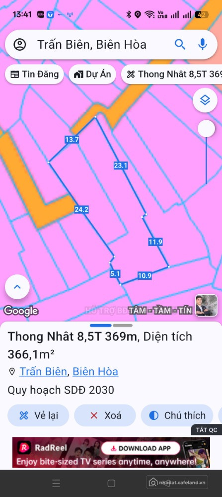 Bán nhà ngay sau Văn Hoa Villas Thống Nhất Biên Hoà