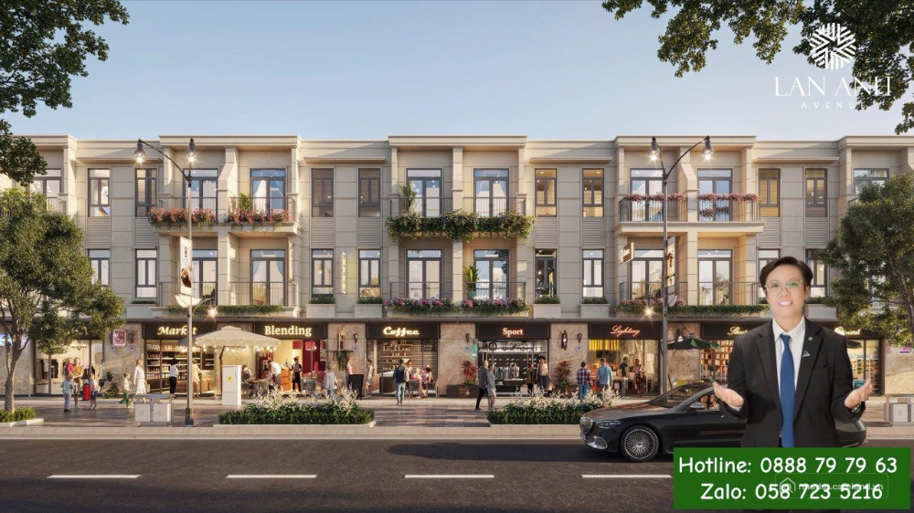 Nhà phố LAN ANH AVENUE CAO CẤP SÁT VSIP 3