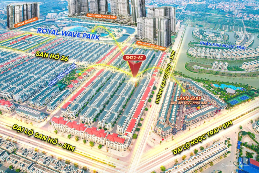  LIỀN KỀ SH22-YY GIÁ 7.8 TỶ  (PK San Hô/ Vin OCP2/Hàng Bán Mới)