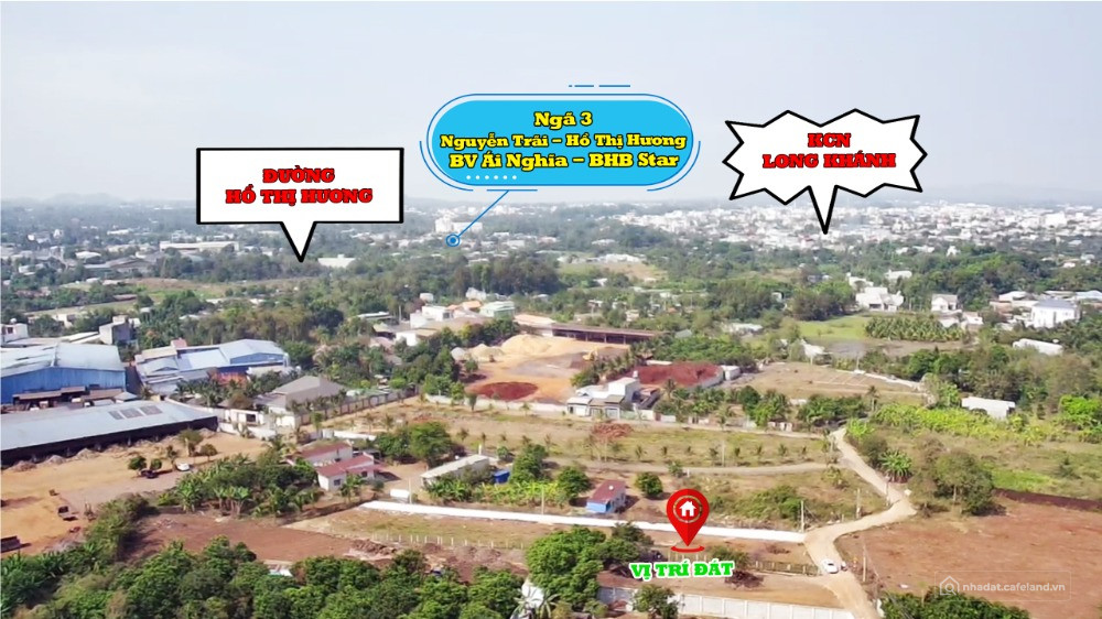 5x17 Thổ cư, Sổ riêng gần đường Hồ Thị Hương, TT P Long Khánh, Giá chỉ 750 triệu