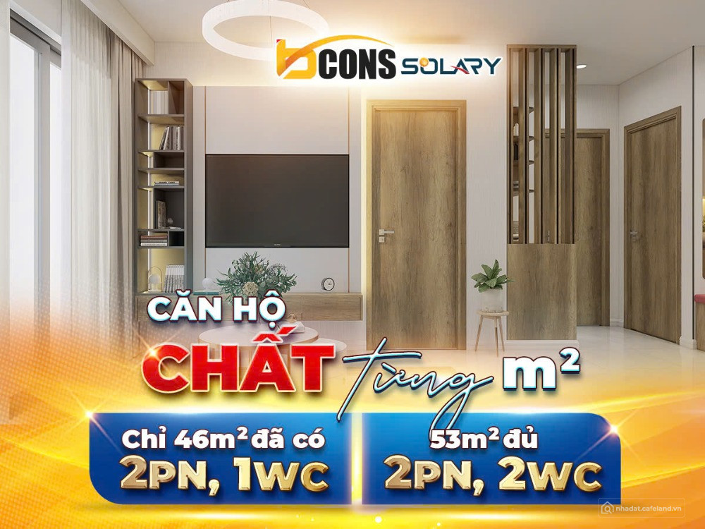 Hot! Sở hữu căn hộ Bcons Solary 2PN giá từ 1,7tỷ  cách trạm Metro 600m T01.2026
