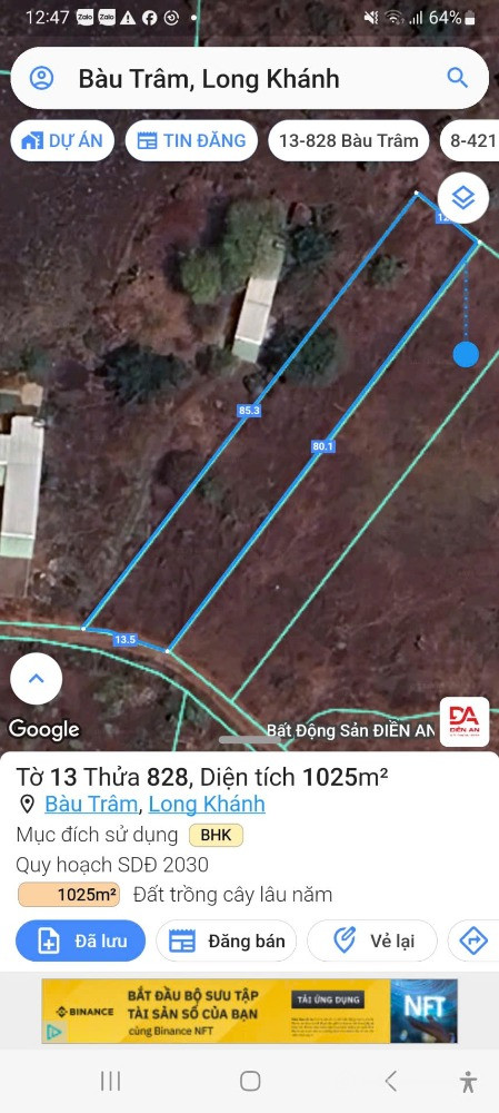 1 sào phường Bầu Trâm - Long Khánh, sổ riêng, khu dân cư, đường xe hơi.