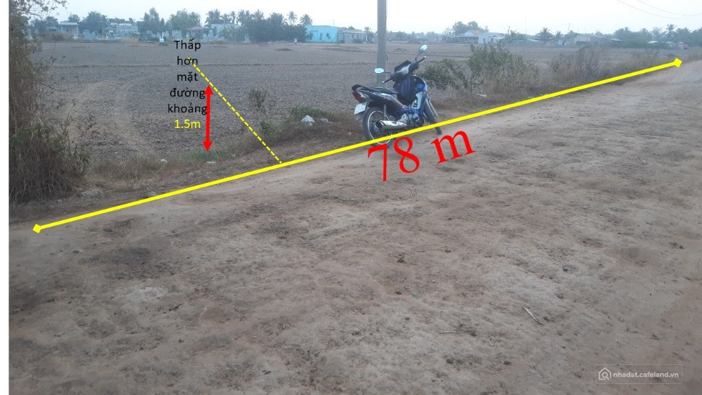 Bán 8400m2 đất rộng 70m, đường xe tải tại Cần Đước, Long An