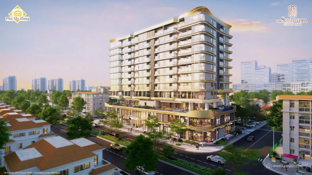 Shophouse The Sculptura Hà Huy Tập Phú Mỹ Hưng - mua giá gốc CĐT