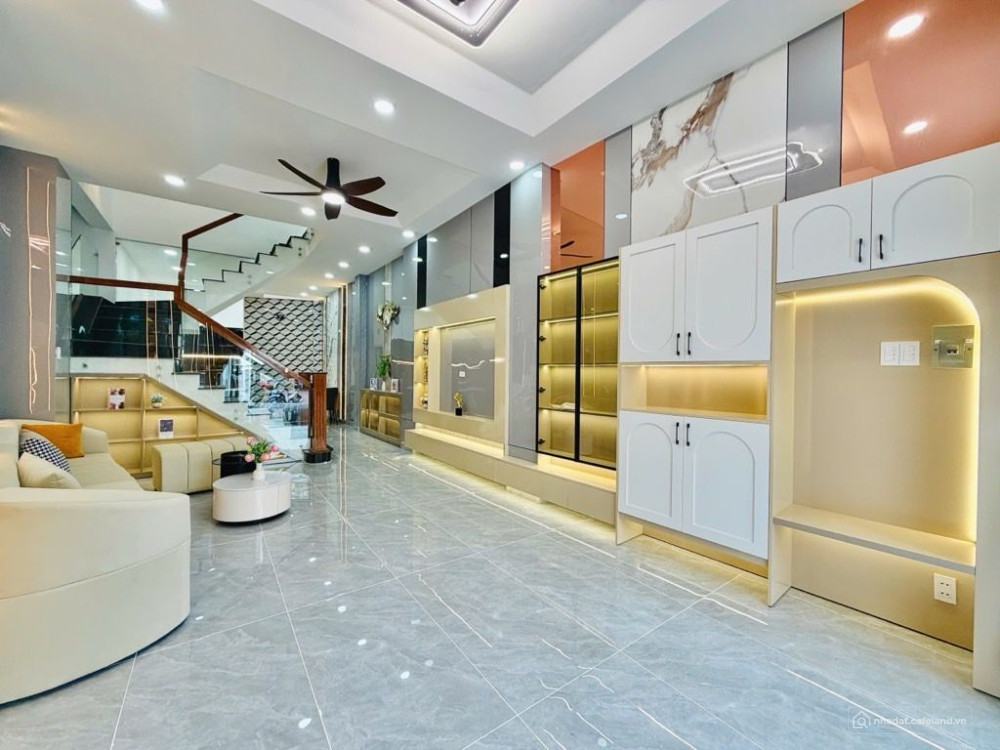 Bán nhà đẹp tặng NT mới HXH Bùi Quang Là ngang chuẩn 4m sát Emart Phan Huy Ích