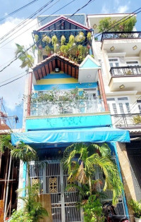 BÁN NHÀ HXH HƯƠNG LỘ 2,GẦN BỆNH VIỆN QUẬN (4 x 24 x 4 TẦNG) 6,3 TỶ TL