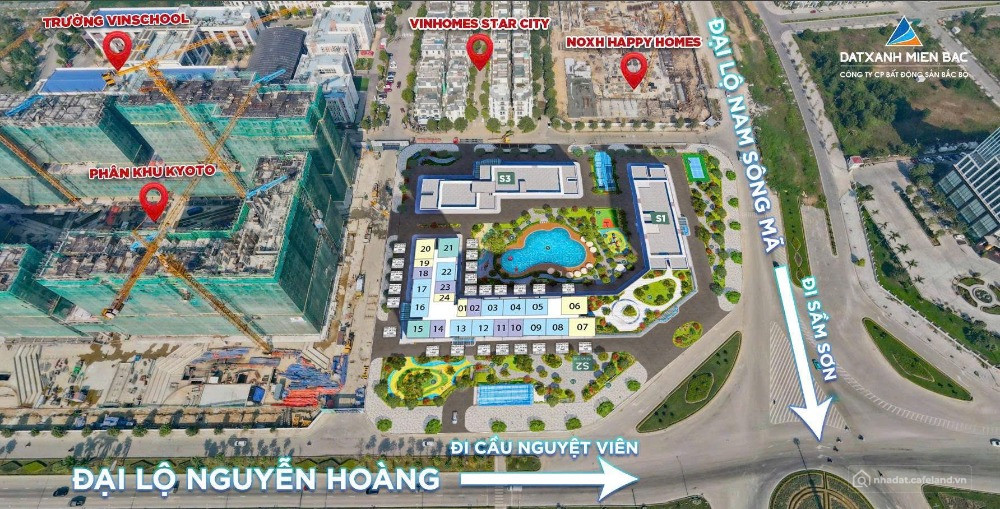 Chung cư Vin Thanh Hóa 75 m2 -2.8 tỷ