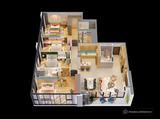 Căn 2PN+ view nội khu diện tích 81m2, tổng giá 11,5tỷ  Sun Feliza Cầu Giấy