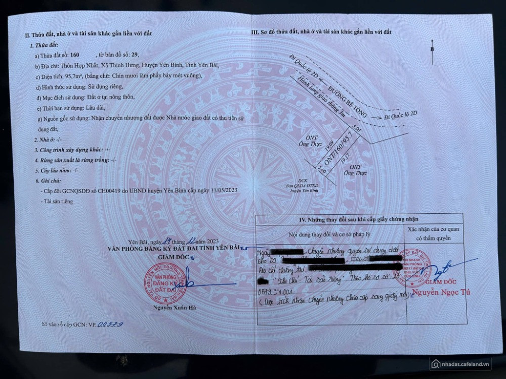 Bán đất chính chủ hồ Thác Bà, đường quốc lộ 2D, 100% thổ cư