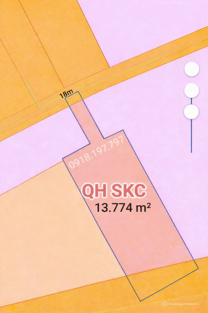 Chuyển nhượng lô đất mặt tiền đường ĐT749D, Long Tân, Dầu Tiếng, Bình Dương