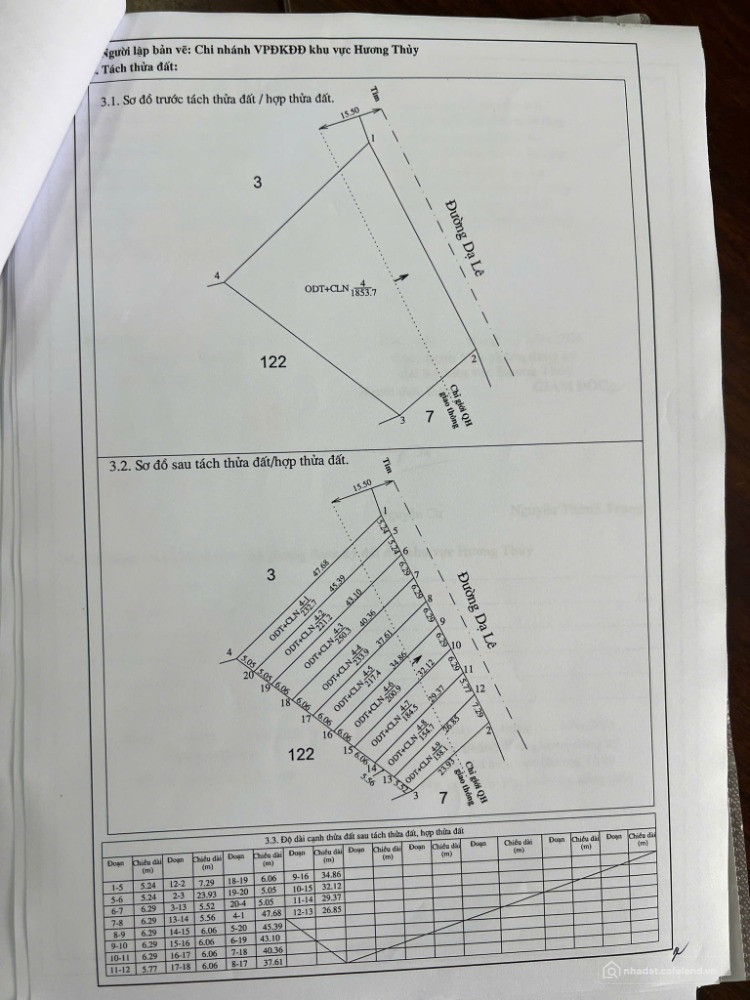 Cần bán lô mặt tiền Dạ Lê, Giá 863 triệu, Đường quy hoạch mở rộng 31m