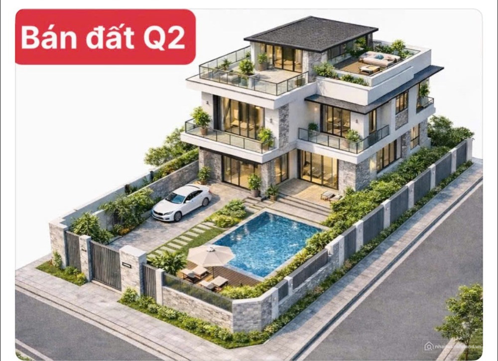 Chuyển nhượng lô đất biệt thự góc 2 mặt tiền đường tại Thảo Điền, quận 2