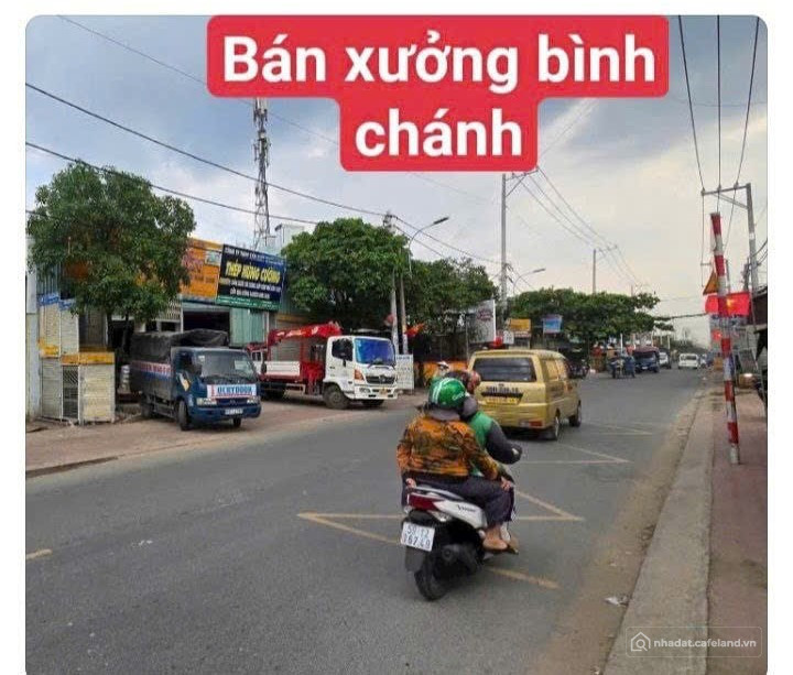 Chuyển nhượng xưởng mặt tiền Liên Ấp 1,2,3, huyện Bình Chánh