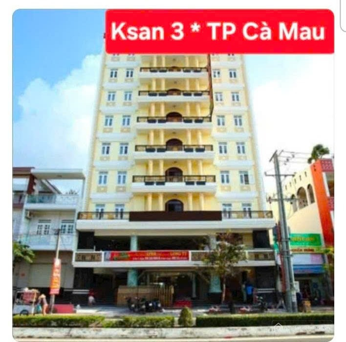 Bán khách sạn 3 sao trung tâm TP Cà Mau