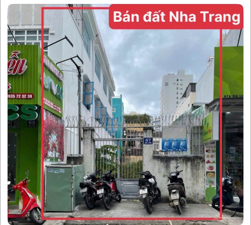 Chuyển nhượng lô đất mặt tiền đường Mê Linh, phường Tân Lập, Nha Trang