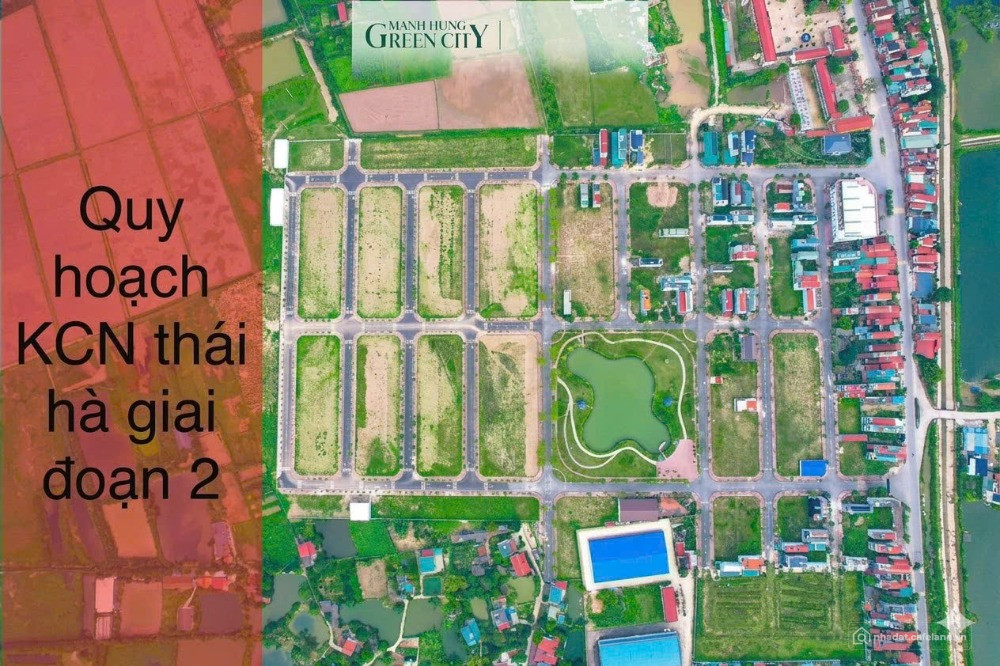 KĐT Mạnh Hùng, Bắc Lý nằm trong vùng lõi khu công nghiệp, giá chỉ 1,8 tỷ, sổ đỏ