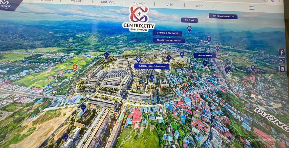 Mở bán đợt 1 dự án Centrix city Đại Phúc Thái Nguyên