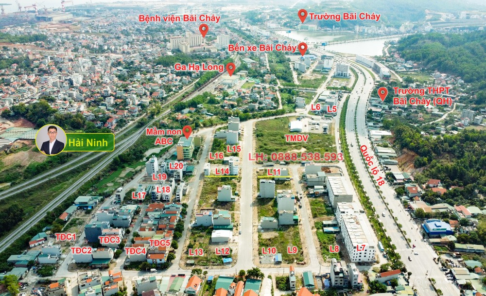 Bán ô đất khu đô thị Nam Ga Hạ Long trung tâm dân cư, 110m2 sẵn sổ