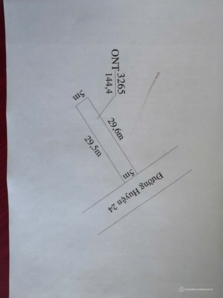 Bán đất thổ cư mặt tiền đường Huyện 24, cách chợ Cần Đước 3km