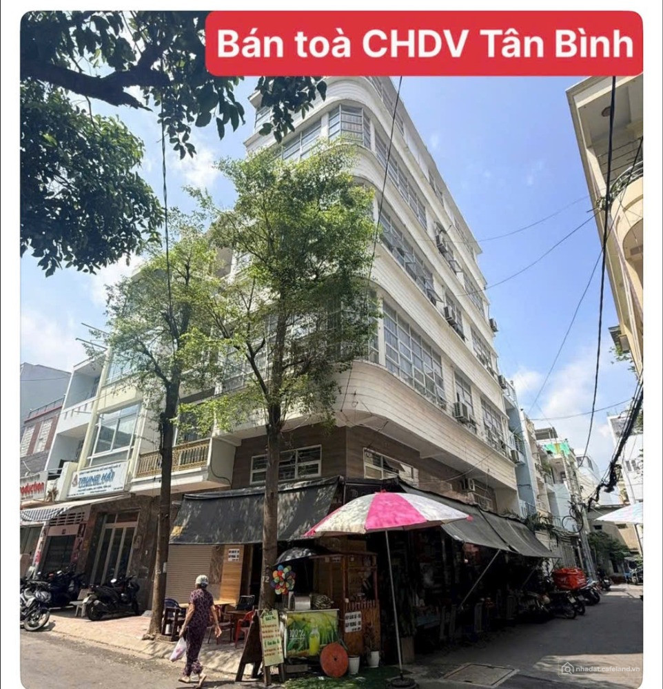 Bán tòa căn hộ dịch vụ góc 2 mặt tiền đường Ca Văn Thỉnh, P11, Tân Bình