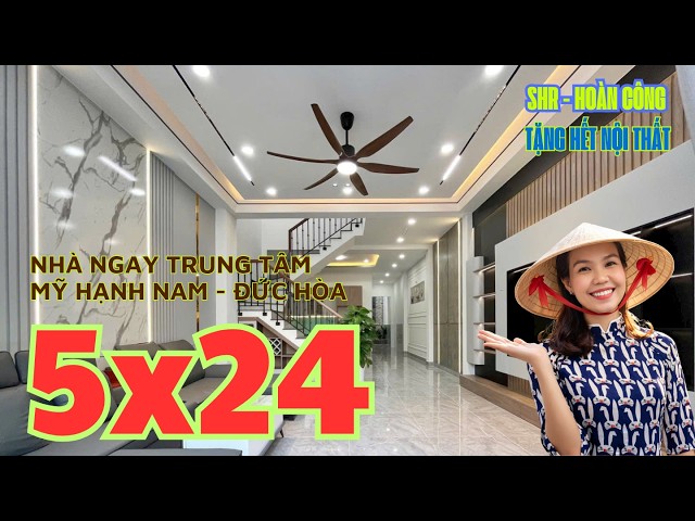 Bán nhà ngay trung tâm Mỹ Hạnh Nam, Đức Hòa, Long An (giáp Hóc Môn)