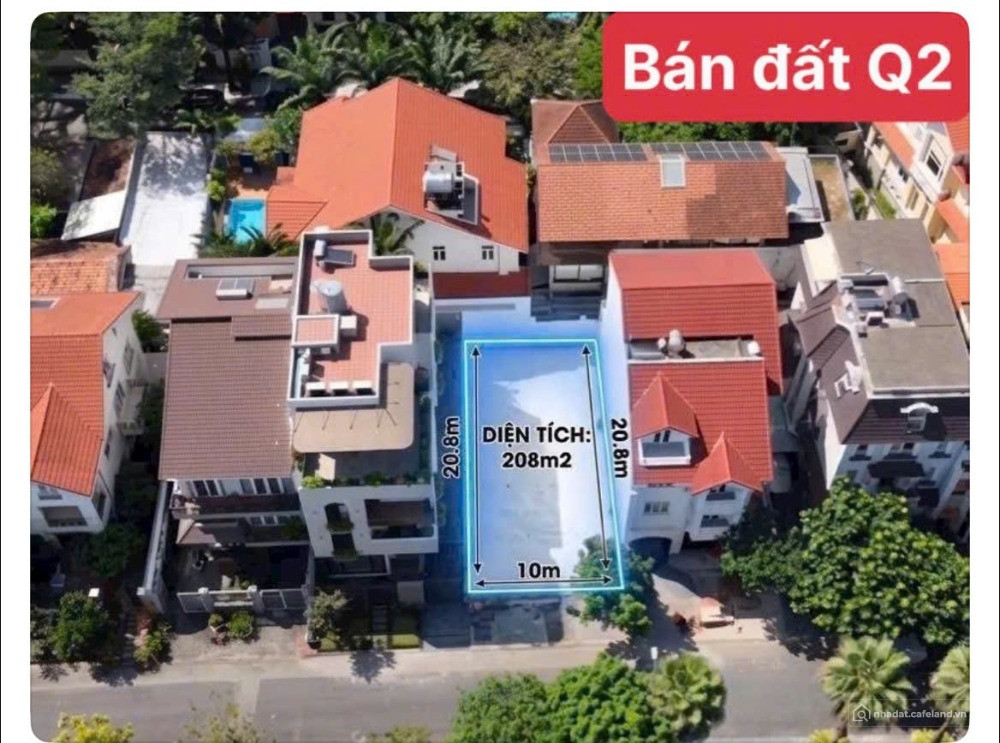 Bán lô đất mặt tiền đường nội khu compound Eden, Thảo Điền, Quận 2