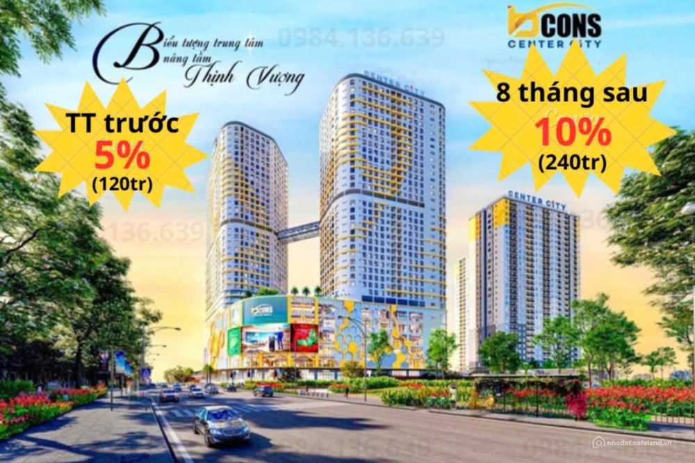 Thanh Toán Khoảng 150 triệu Sở Hữu Căn Hộ 2 Phòng Ngủ Bcons