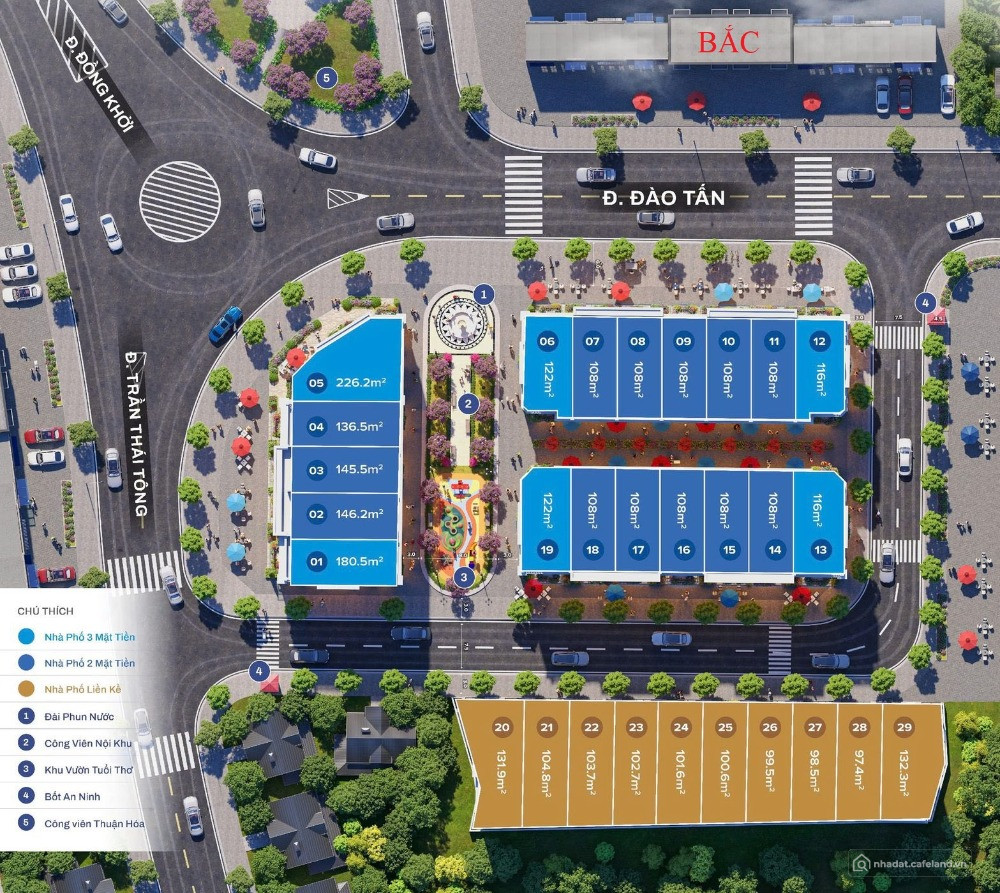 DỰ ÁN ĐÀO TẤN DIAMOND CITY - CHỈ CÒN VÀI CĂN