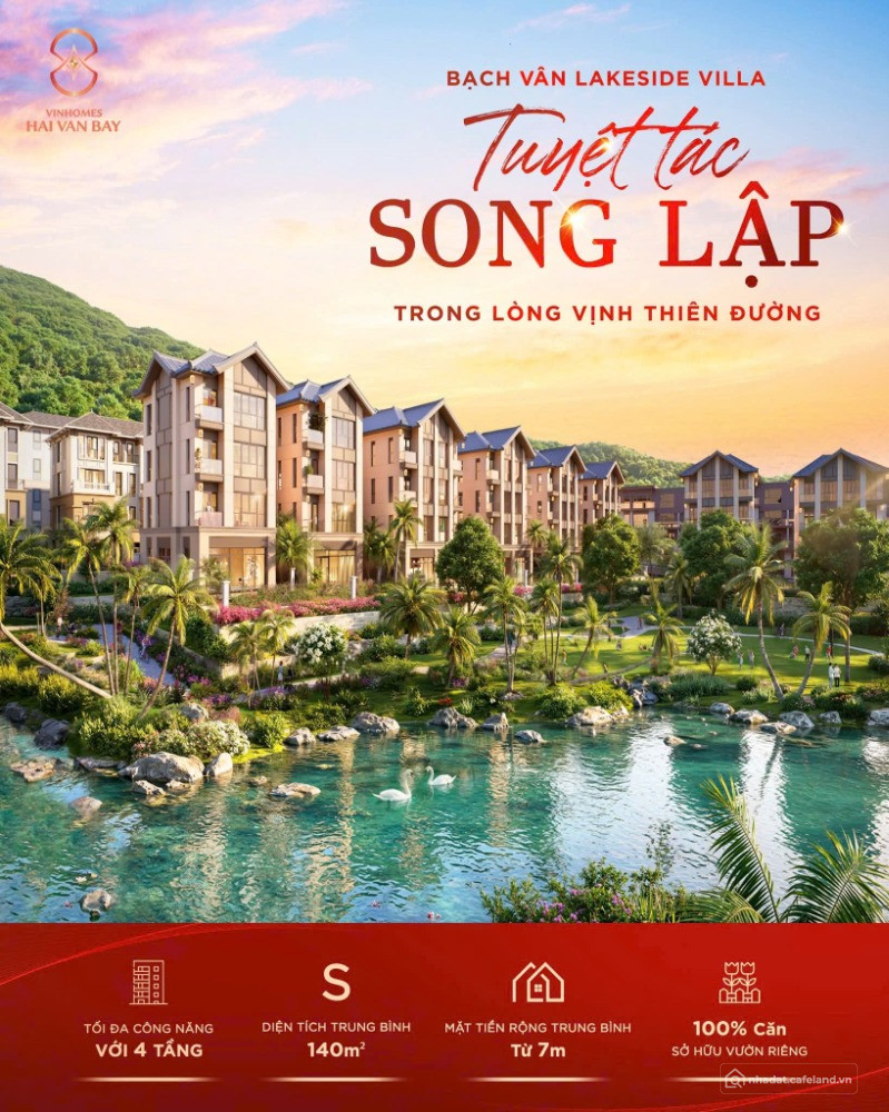 Mở Bán Biệt Thự BẠCH VÂN LAKESIDE VILLAS Đà Nẵng