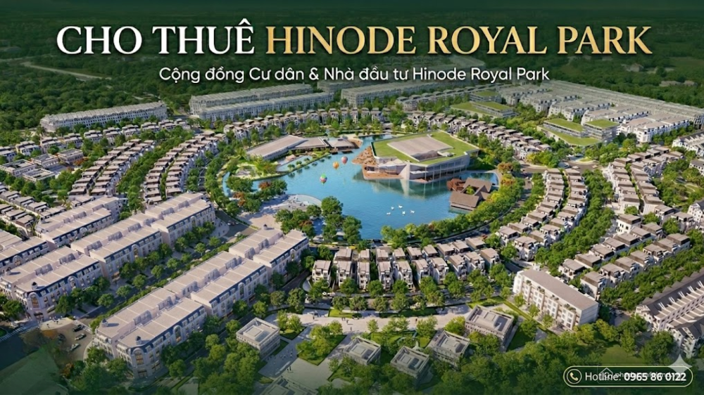 Cho thuê nhà liền kề 5 tầng Hinode Royal Park có Thang Máy