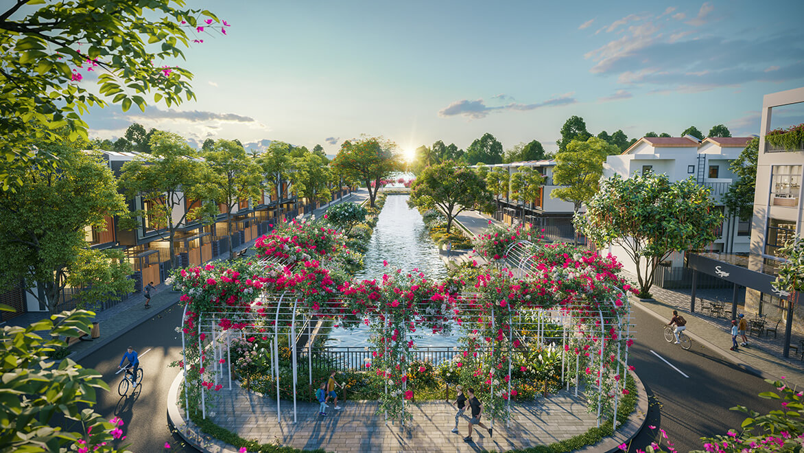 Nhà phố C8-7 gần công viên, tiềm năng cao