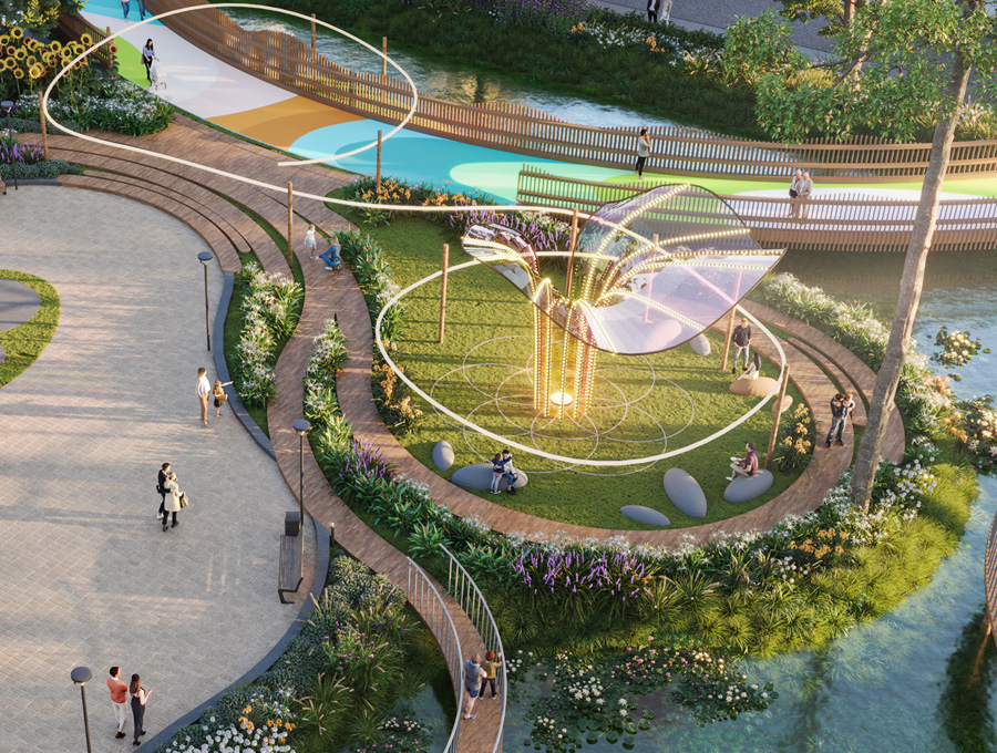 Nhà phố C10-28 gần công viên, tiềm năng cao