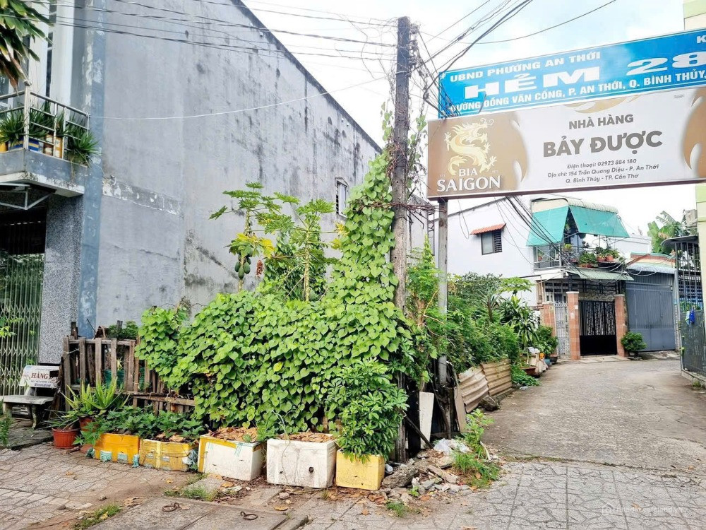 Bán nền góc 2 MT đường Đồng Văn Cống , phường An Thới , quận Bình Thuỷ