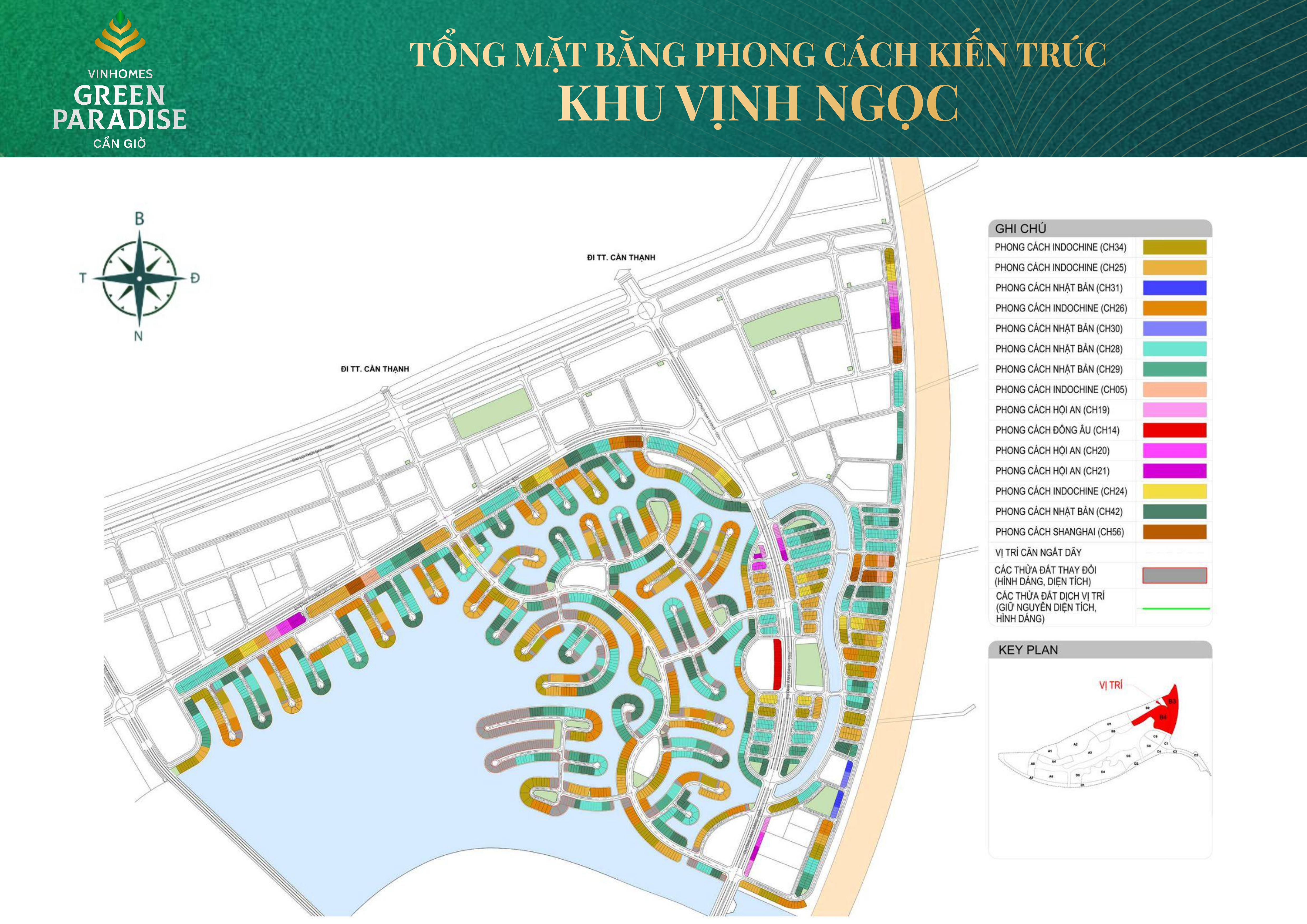 Bán căn đẹp TL-149 Vinhomes Green Paradise Cần Giờ diện tích 150,2m2 trong khu đô thị lấn biển