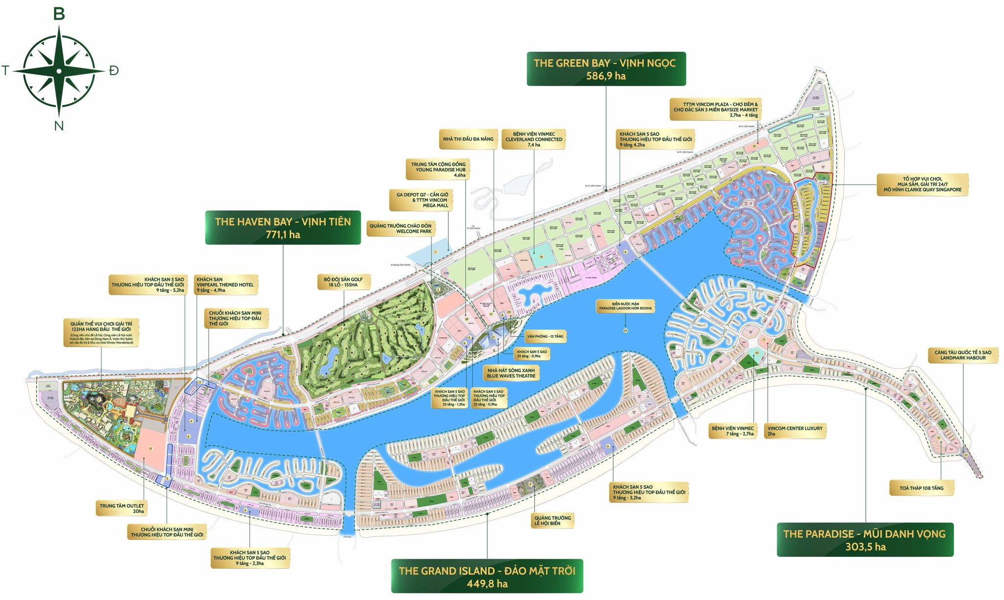 Bán song lập AS-38 The Green Bay Vịnh Ngọc diện tích đất 125m2