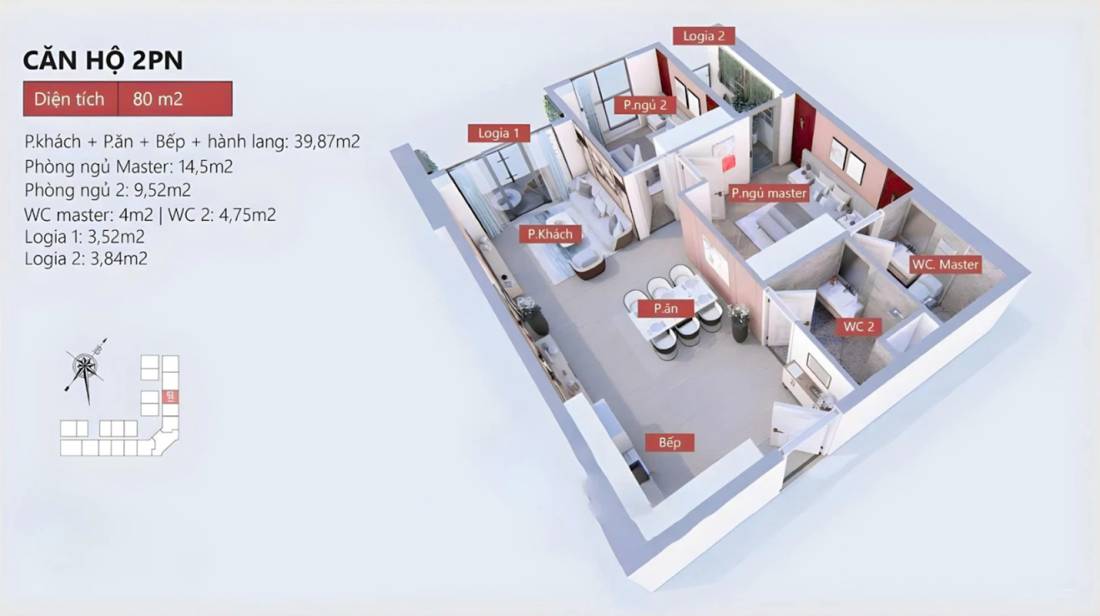 Nhà phố IL-018 diện tích 115m2 tại Iconia Lakeside