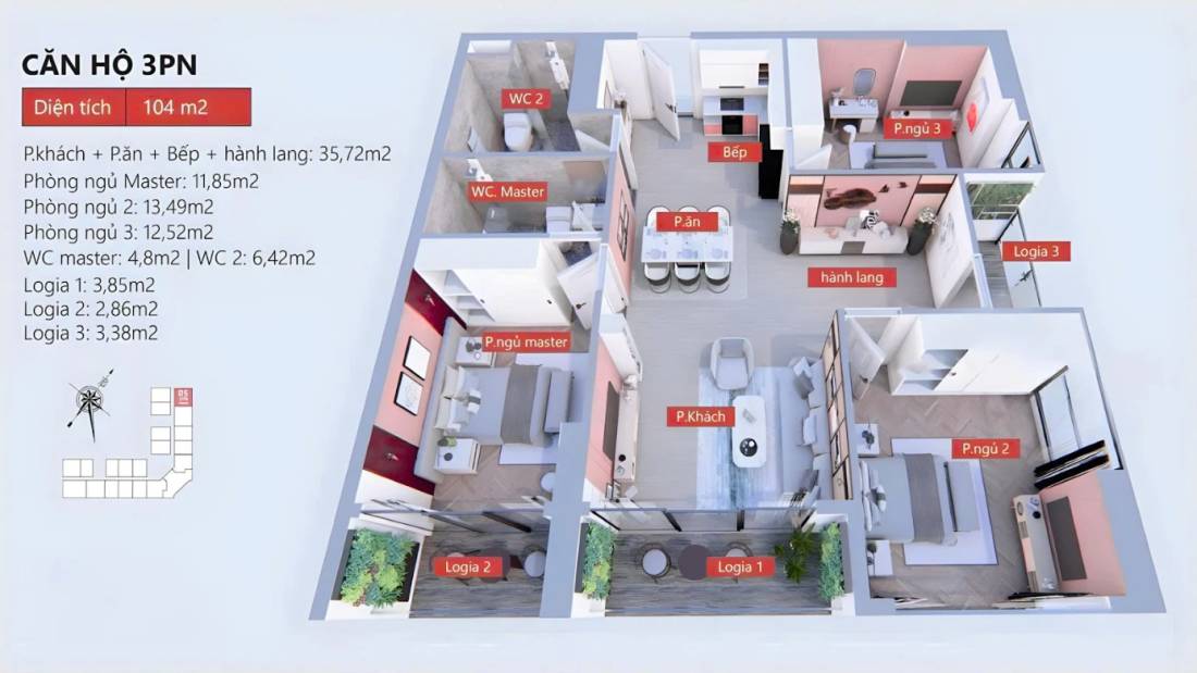 Nhà phố IL-007 diện tích 80m2 tại Iconia Lakeside