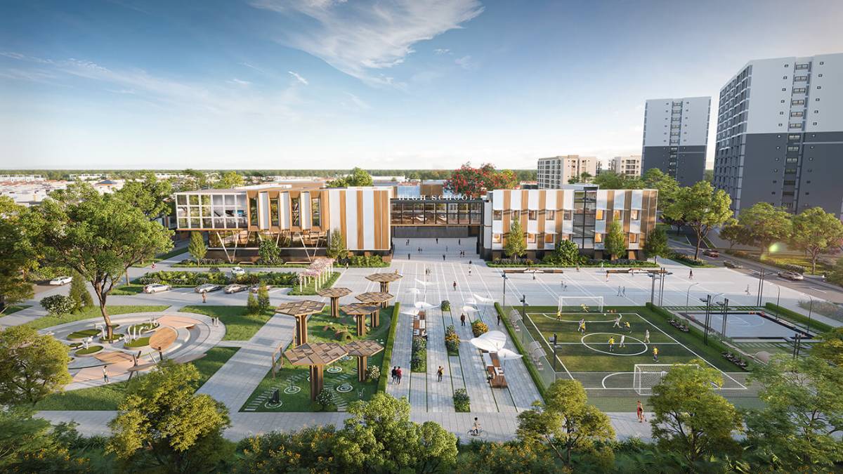 Căn C8-4 gần khu công viên, điểm cộng lớn cho trải nghiệm sống