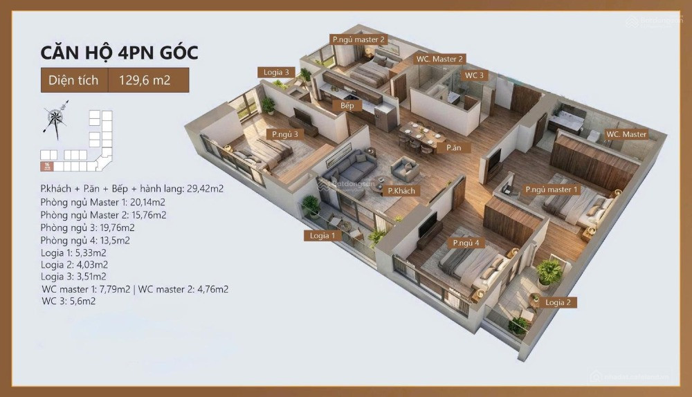 Căn Hộ Cao Cấp Iconia Lakeside (54 Tố Hữu), Full Nội Thất - Giá Trực Tiếp CĐT