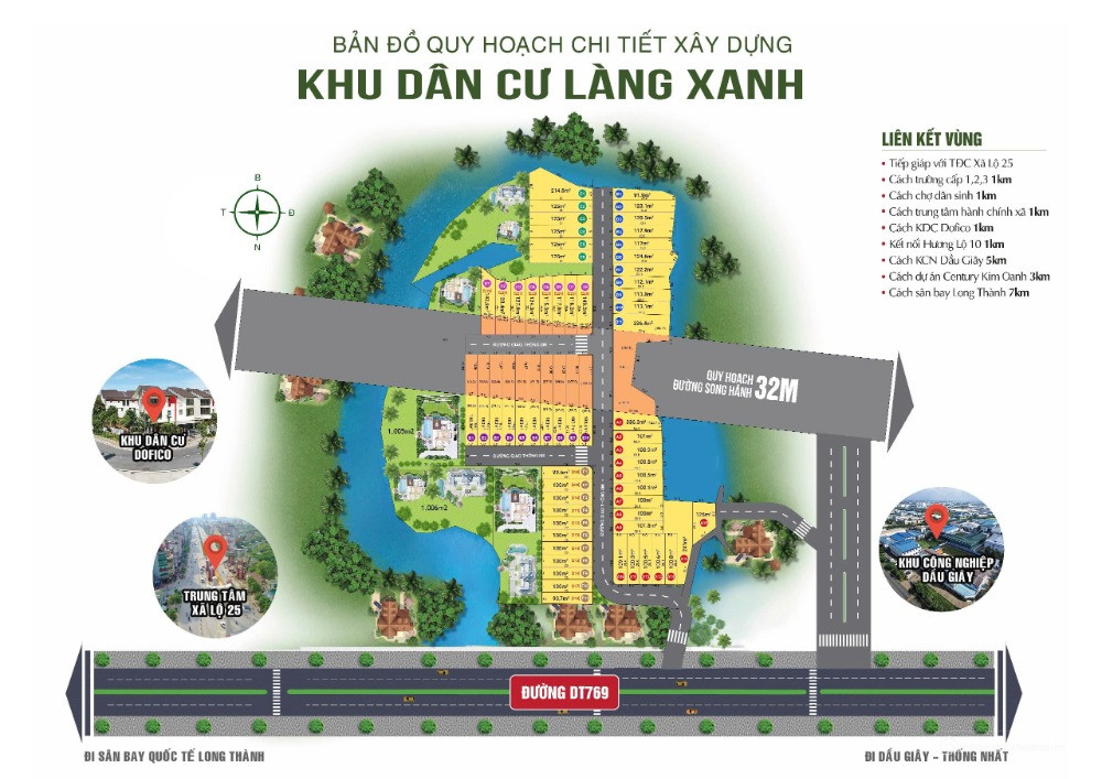 Đất thổ cư giá rẻ gần sân bay Long Thành - tiềm năng đầu tư cao