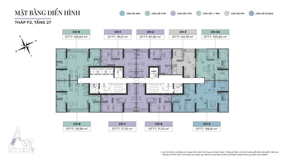 Bán căn 2PN Sunshine River Park 74m2 mở booking Phú Thượng