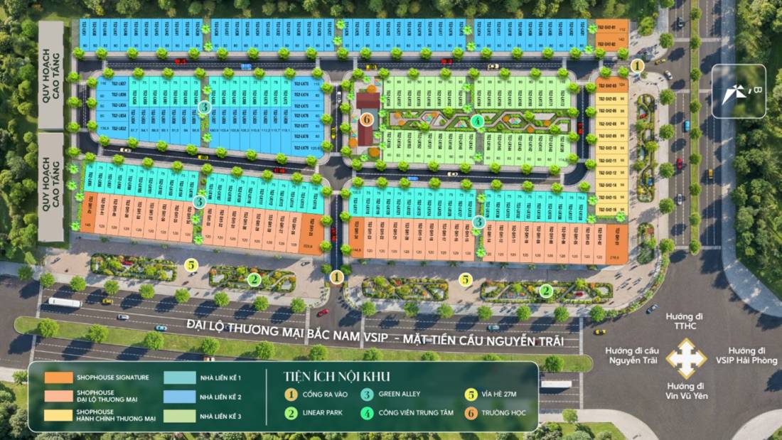 Ra mắt nhà phố Greenery 2, vị trí trung tâm xứng tầm đất cảng