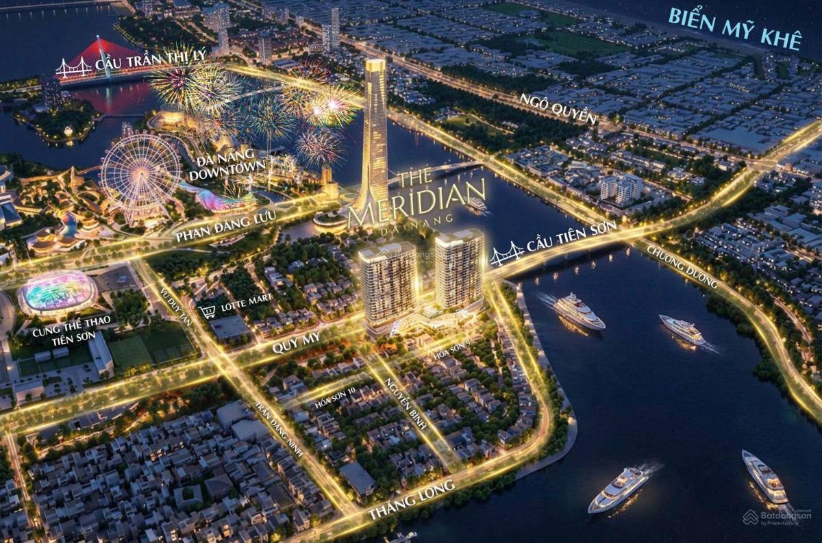 Căn góc 3PN The Meridian view sông Hàn và biển 140m2 giá thỏa thuận