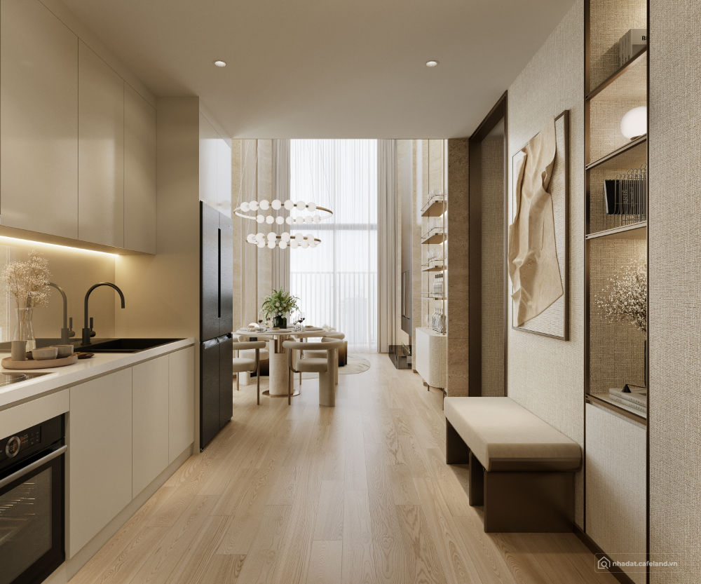 Hiếm trục Phạm Văn Đồng, CH Trần cao 5,3m. 2PN 1WC 60m2 - BG Full ( 25% sở hữu )